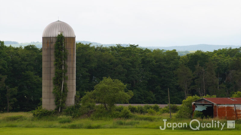 タワーサイロ｜ かつて飼料を発酵・貯蔵をしていた牧場のシンボル